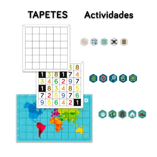 [TLK0010] PACK AULA primaria tapetes y actividades