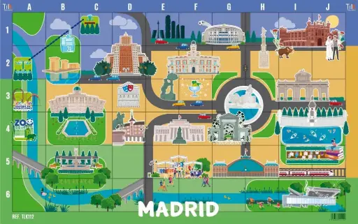 [TLK0112] Tapete MADRID