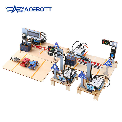 [CEL0080] Kit de transporte inteligente 4 en 1 con placa ESP32 ACEBOTT