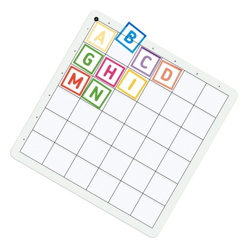 [BBT0075] Tapete Transparente 6x6 con Bolsillos para Doty, Bee-Bot®, Blue-Bot®, Cubetto y Tale-Bot Pro