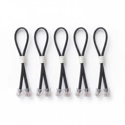 [CEL0168] Cable RJ11 4P4C ELECFREAKS de 200 mm (pack de 5)